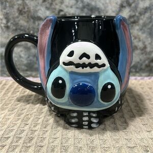 NWT Disney Stitch as Skeleton Halloween Mug